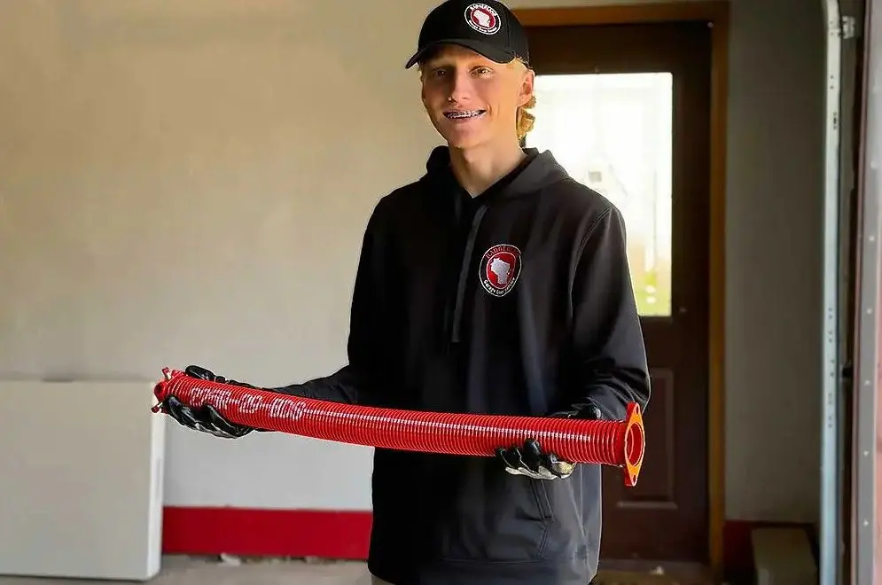 winter garage door damage