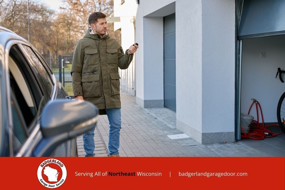 winter garage door damage