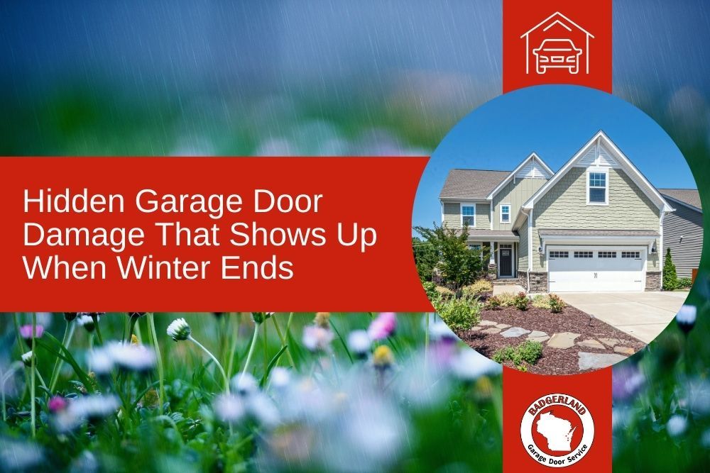 winter garage door damage