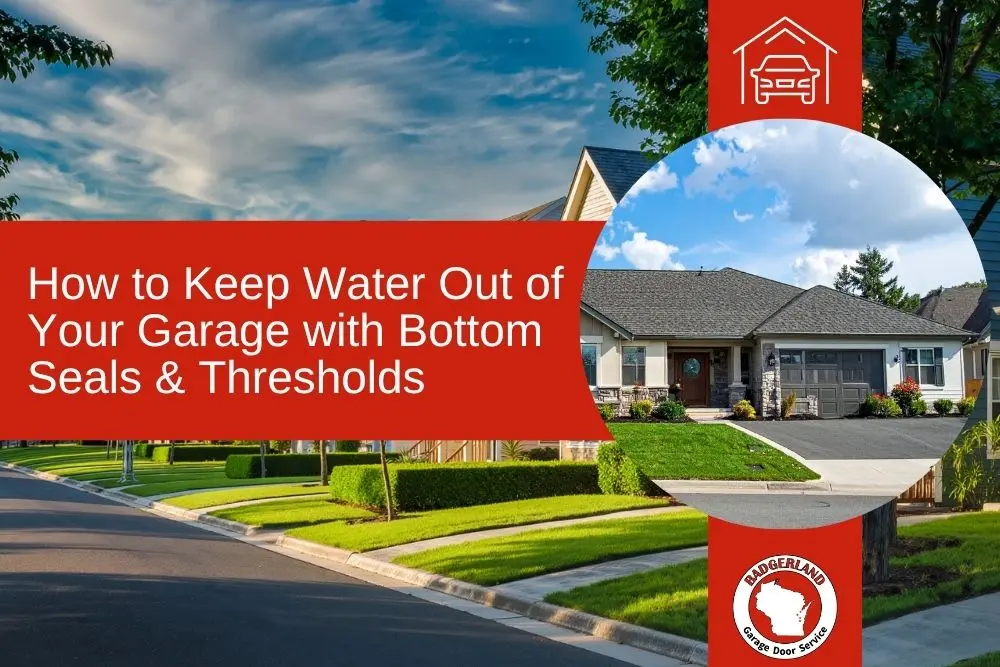 How to Keep Water Out of Your Garage with Bottom Seals & Thresholds